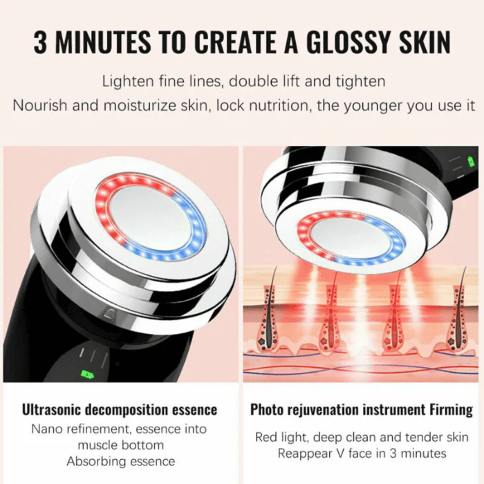 LED Light Skin Tightening Face Massager - Image 4