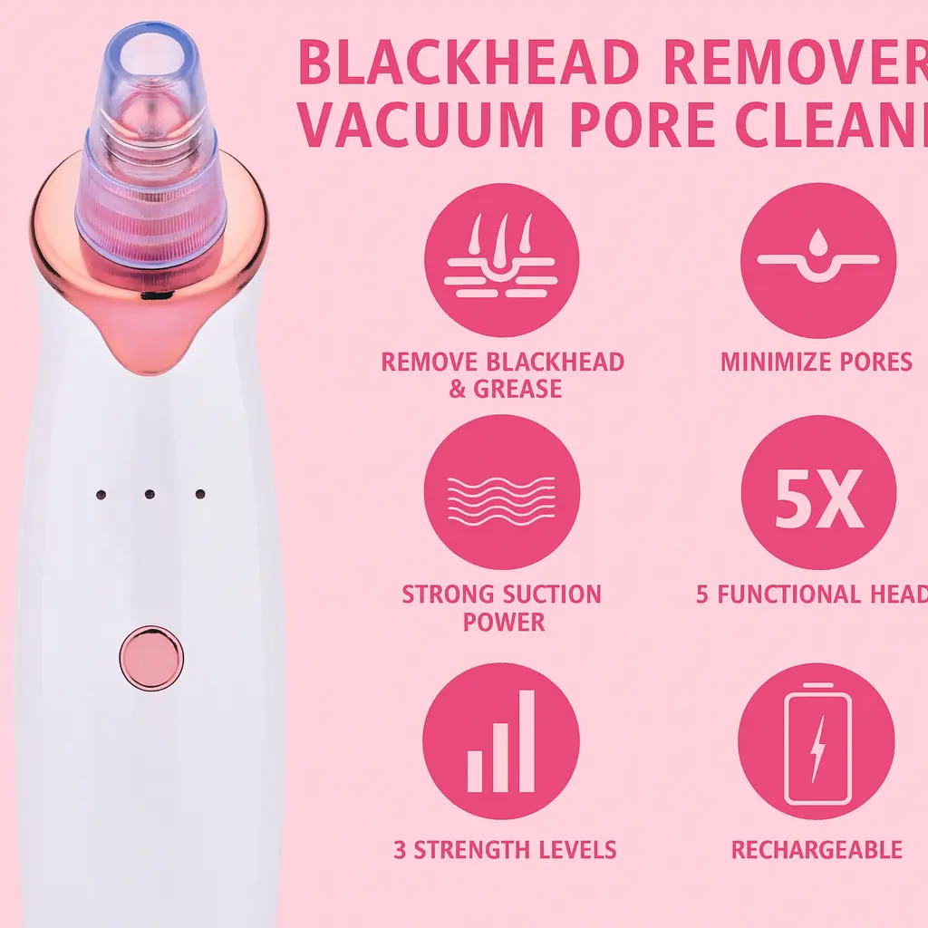 Pore Vacuum for Clearer Skin and Deep Blackhead Removal - Image 4