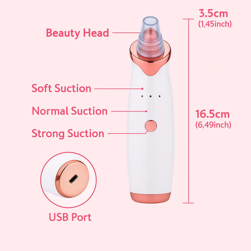 Pore Vacuum for Clearer Skin and Deep Blackhead Removal - Image 5