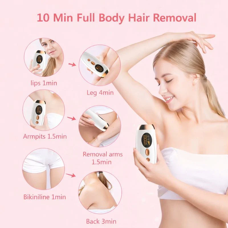 IPL Hair Removal Device Painless Permanent Hair Reduction - Image 3
