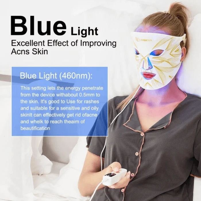 Lamorevia Silicon LED Phototherapy Beauty Face Mask - Image 4