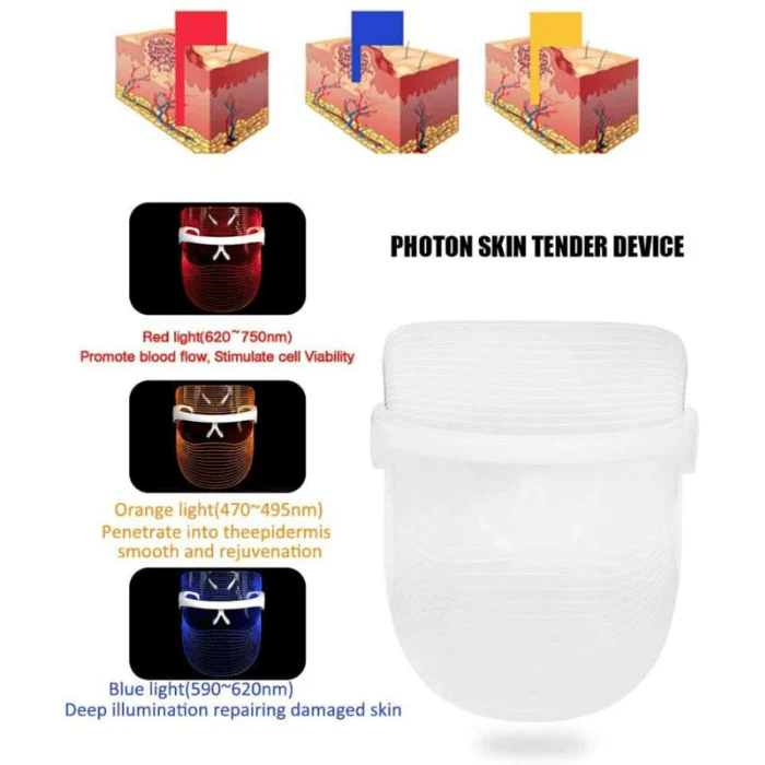 LED Light Beauty Therapy Face Mask - Image 8