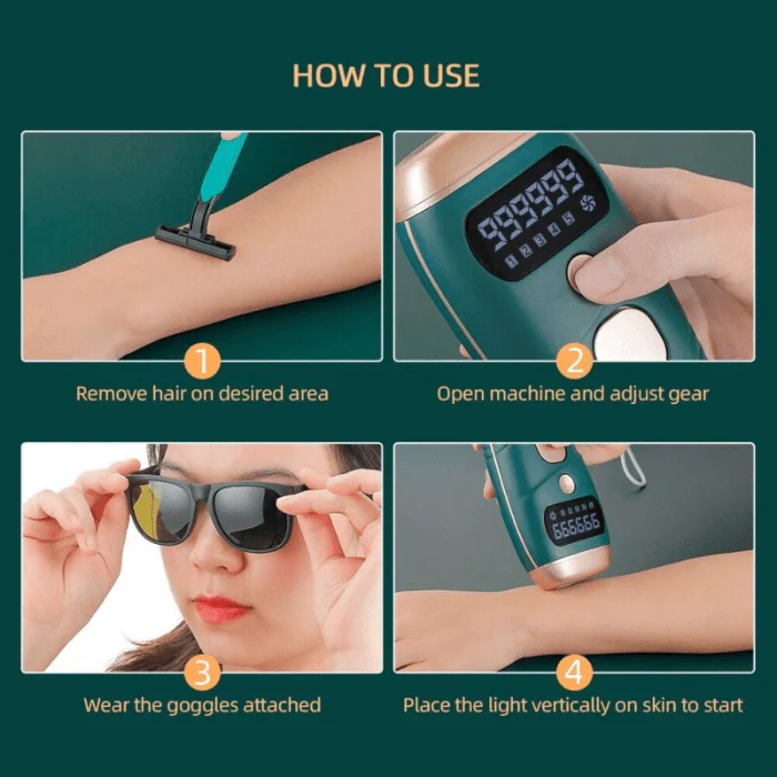 Laser IPL Permanent Hair Removal Face Body Skin Painless Epilator - Image 3