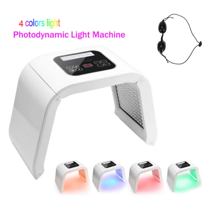4 Colours LED Light Facial Therapy Skin Care Rejuvenation - Image 3