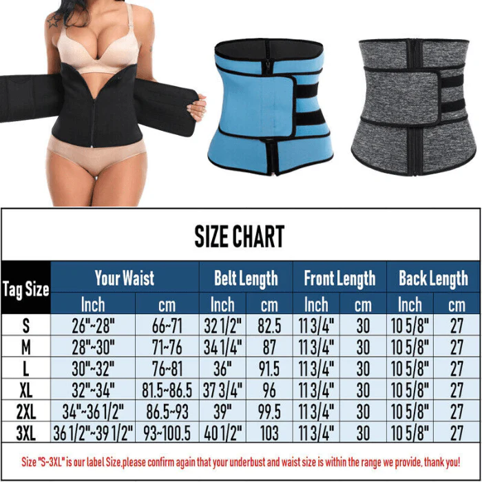 Slimming Belt Women's Sauna Sweat Waist Corset for Weight Loss - Image 10