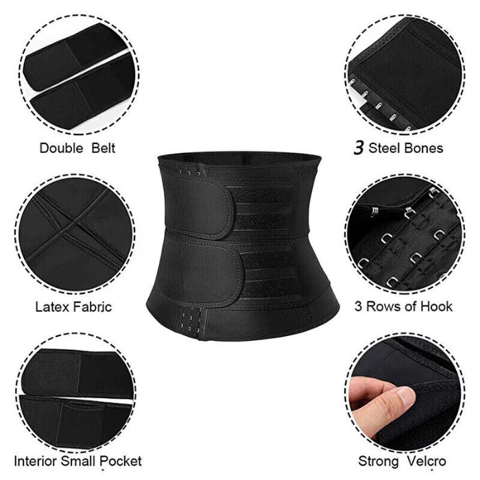 Slimming Belt Women's Sauna Sweat Waist Corset for Weight Loss - Image 6